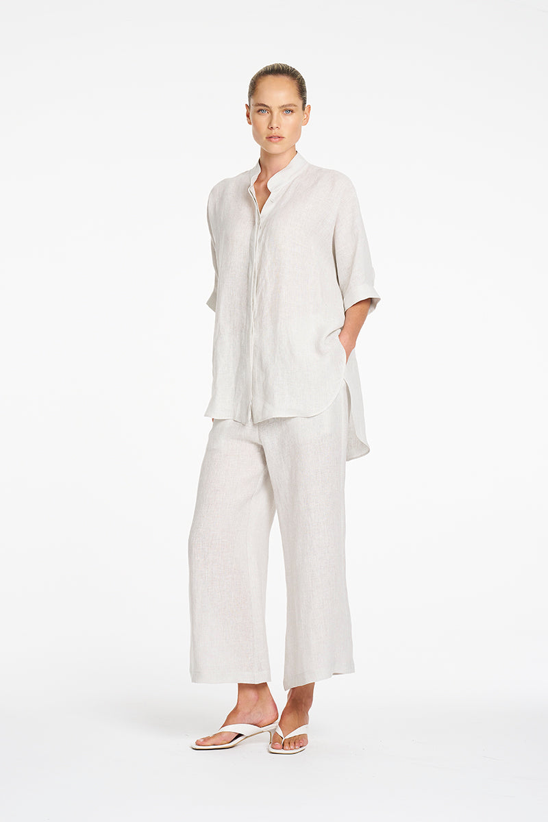 SEPTEMBER PRE ORDER Mela Purdie Villa Overshirt F418 8801 - Shale
