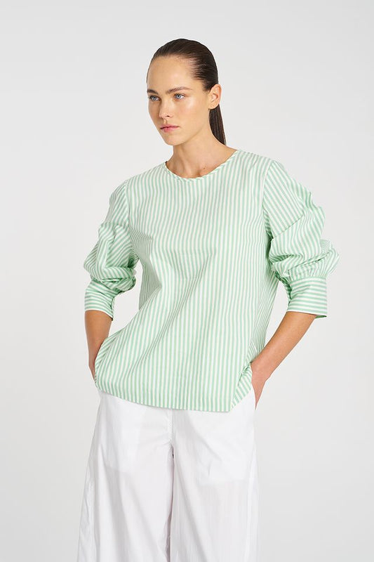 SEPTEMBER PRE ORDER Mela Purdie Resort Top F731 8786 - MIAMI / WHITE