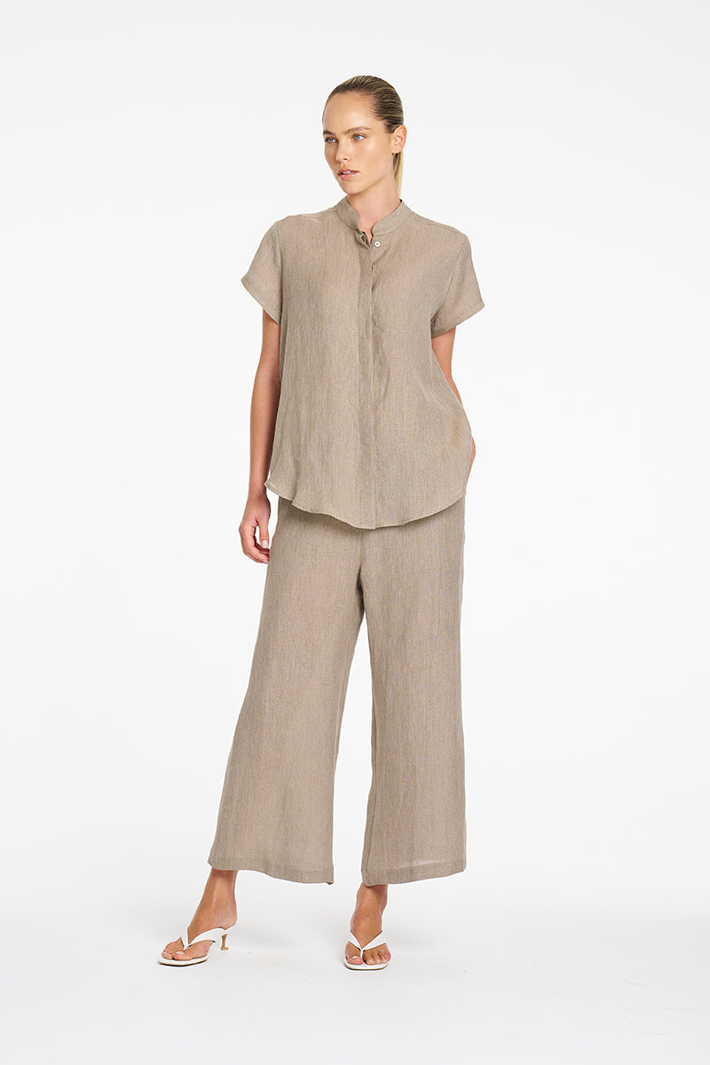 SEPTEMBER PRE ORDER Mela Purdie Lino Pant F418 10016 - Stucco