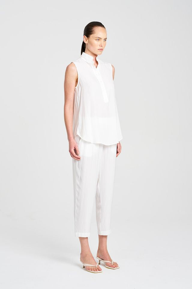 SEPTEMBER PRE ORDER Mela Purdie Soft Capri F67 1615 - WHITE OR LEATHER