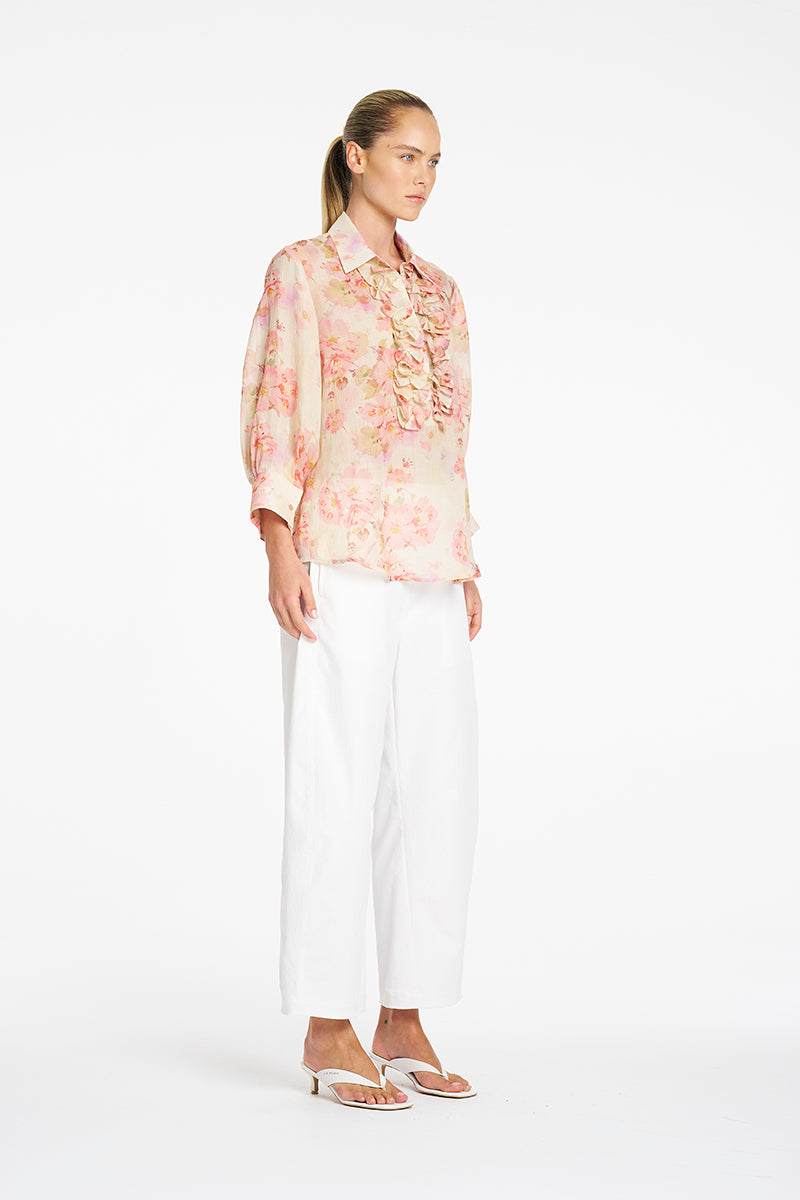 SEPTEMBER PRE ORDER Mela Purdie Barrel Leg Pant F416 10002 - Ivory