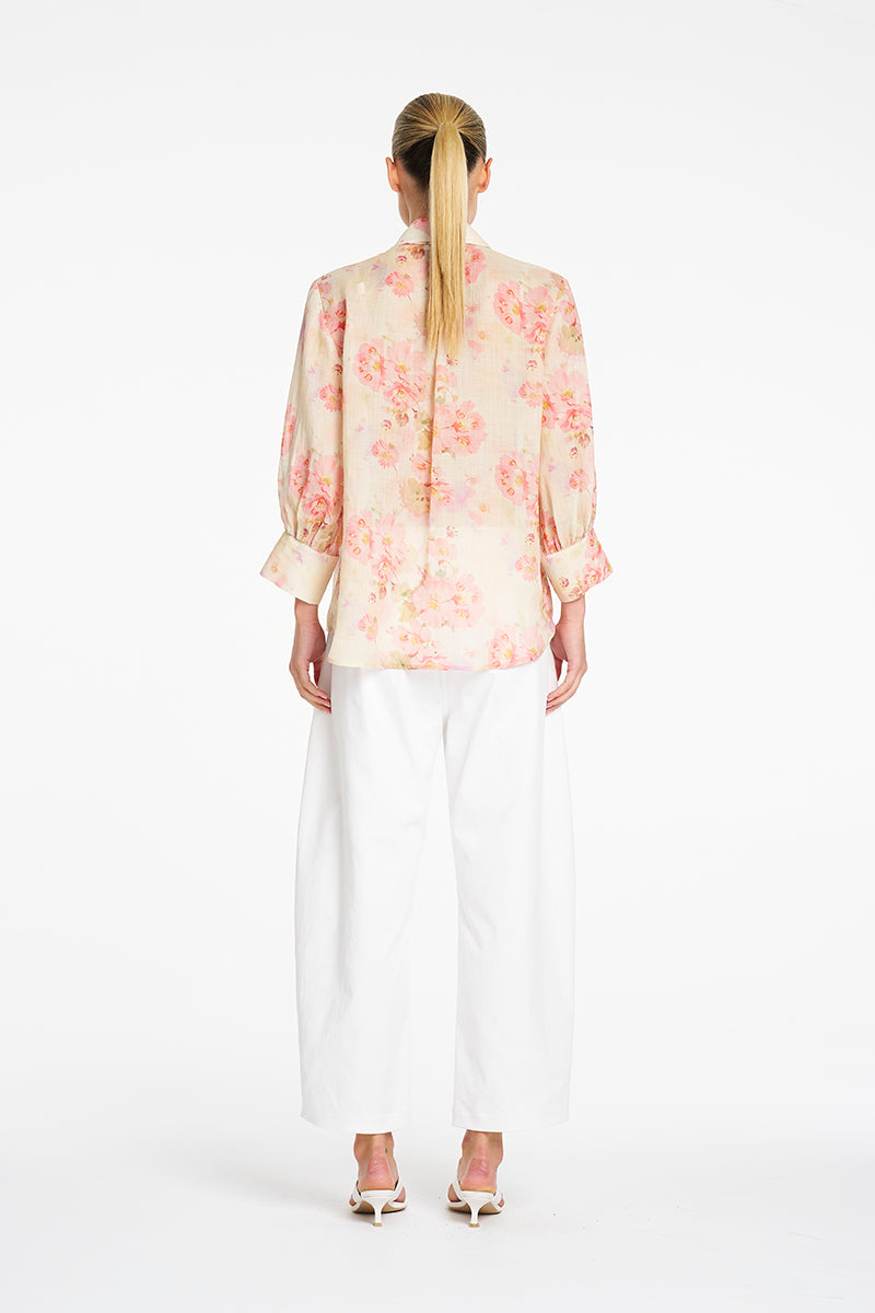 SEPTEMBER PRE ORDER Mela Purdie Barrel Leg Pant F416 10002 - Ivory