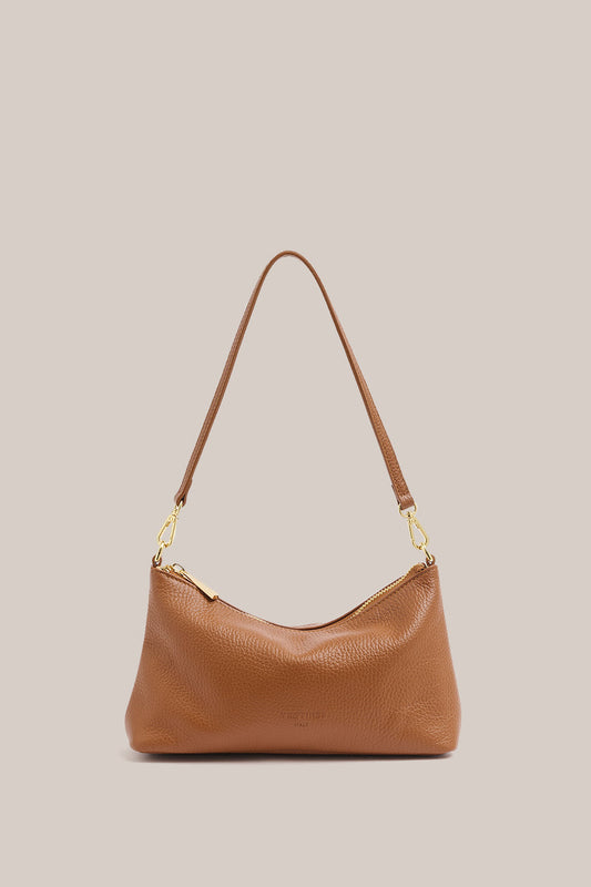 Vestirsi Ashley Tan Leather Crossbody Bag