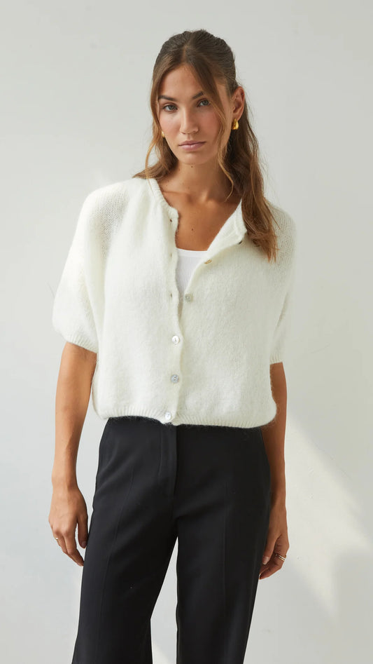 CHARLI London Emme Cardigan - IVORY