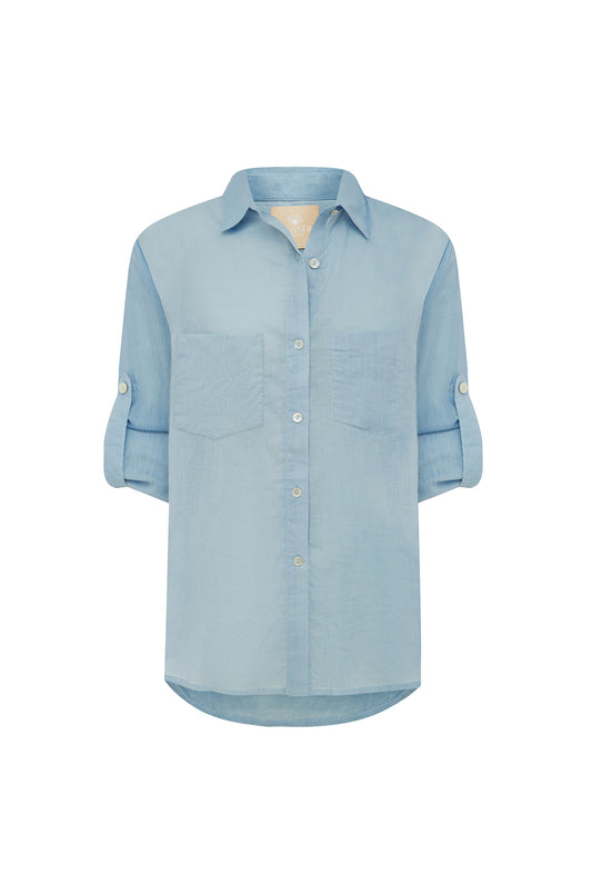 Scandi & Co Hailey Shirt - Soft Blue