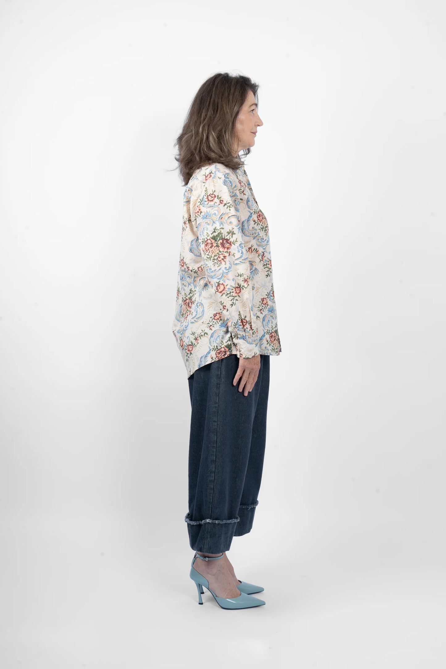 Maud Dainty Sap Shirt - Flowers