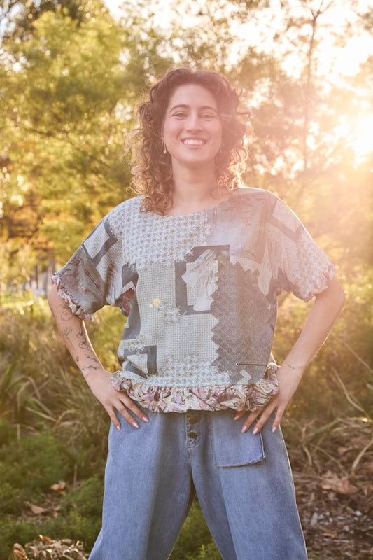 Circular by Maud Dainty Rulan Top - GUMLEAVES AND POSTCARDS