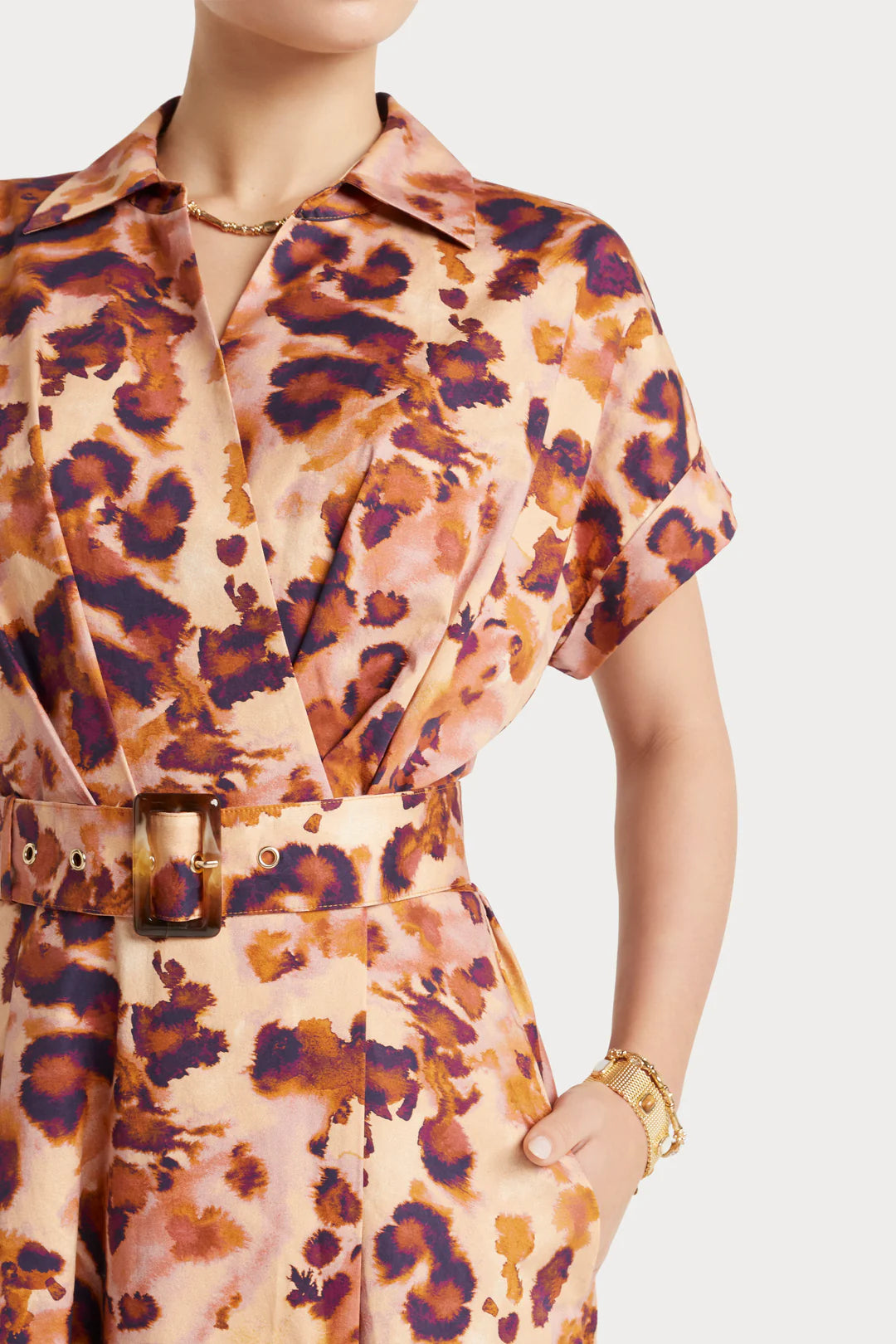 HUSK Sakura Wrap Dress - Print