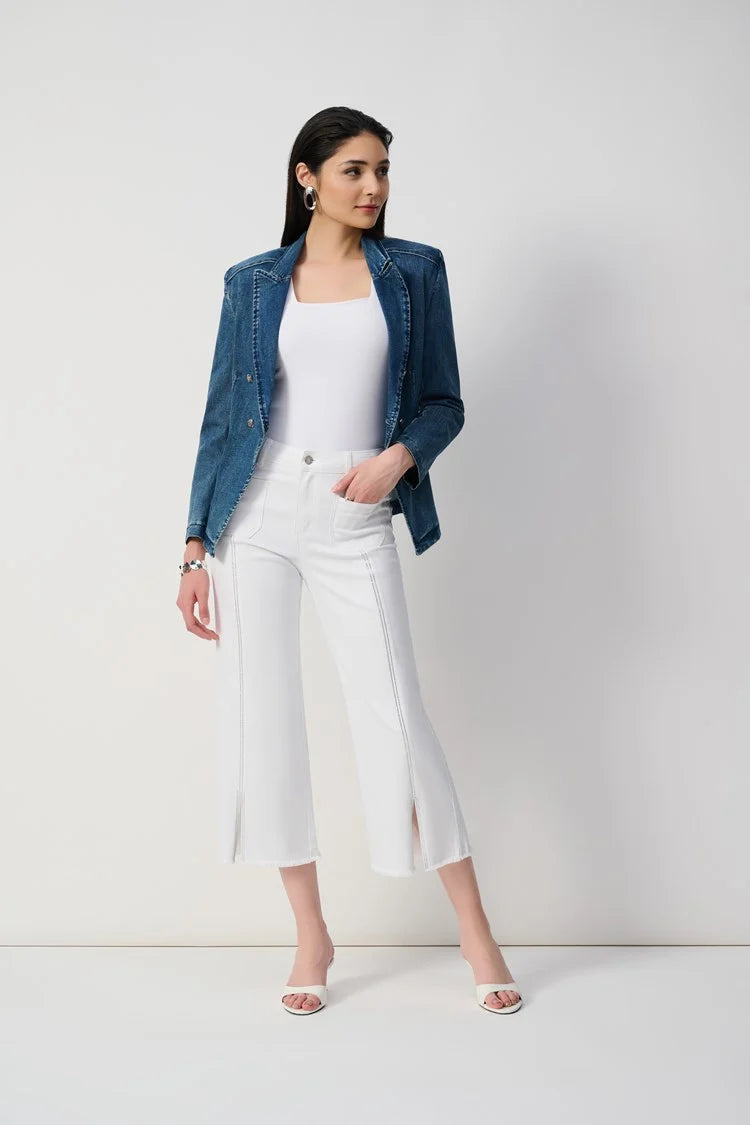 Joseph Ribkoff Culotte Jeans With Embellished Front Seam
251901