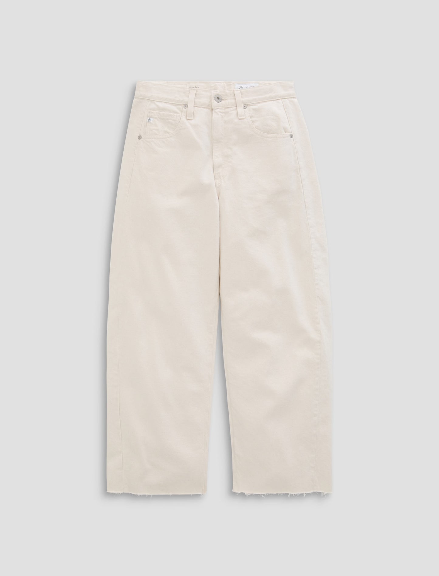 AG Jeans Hattie Crop Jean - High-Rise Barrel - Opal Stone