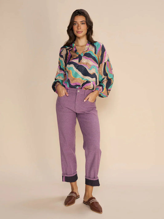 Mos Mosh Rachel Delight Jeans - Iris Orchid