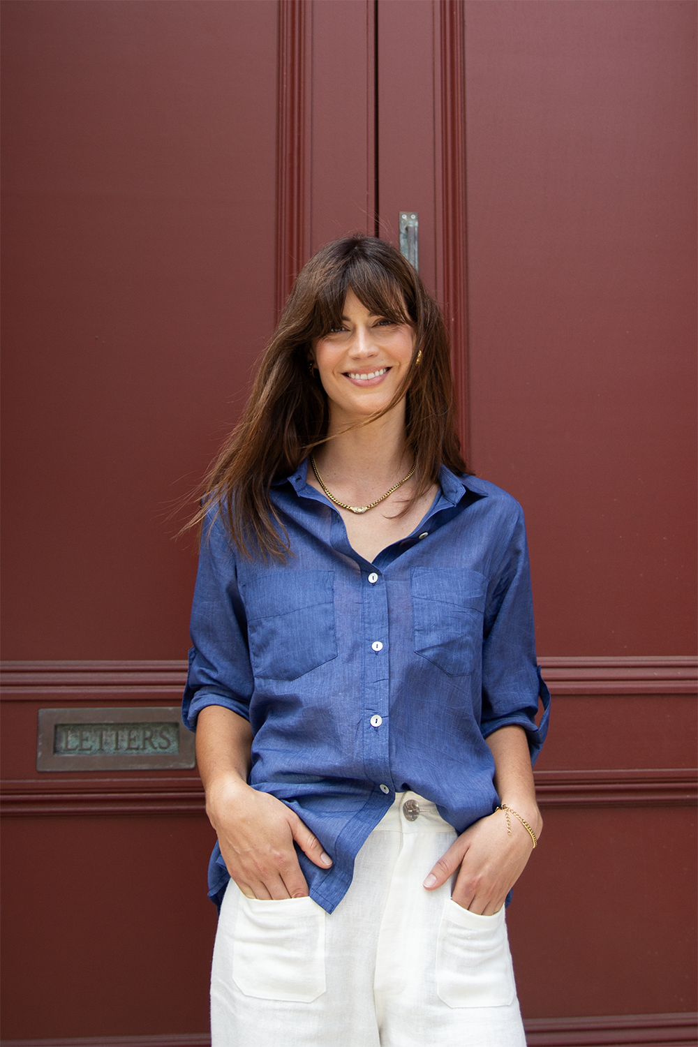 Scandi & Co Hailey Shirt - Navy