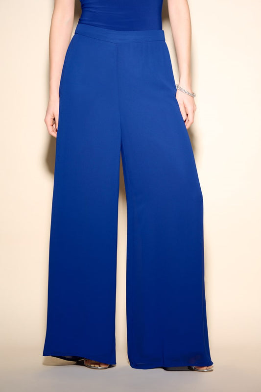 Joseph Ribkoff Wide Leg Pull On Pants 223751 - Royal Sapphire