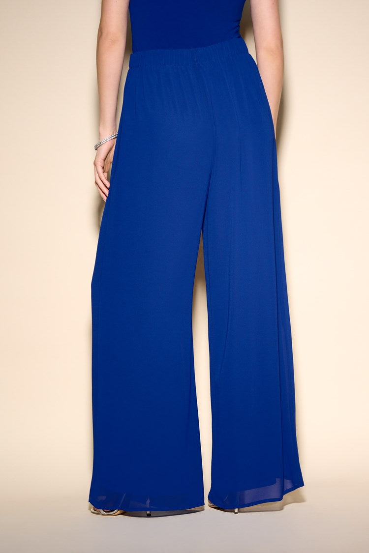 Joseph Ribkoff Wide Leg Pull On Pants 223751 - Royal Sapphire
