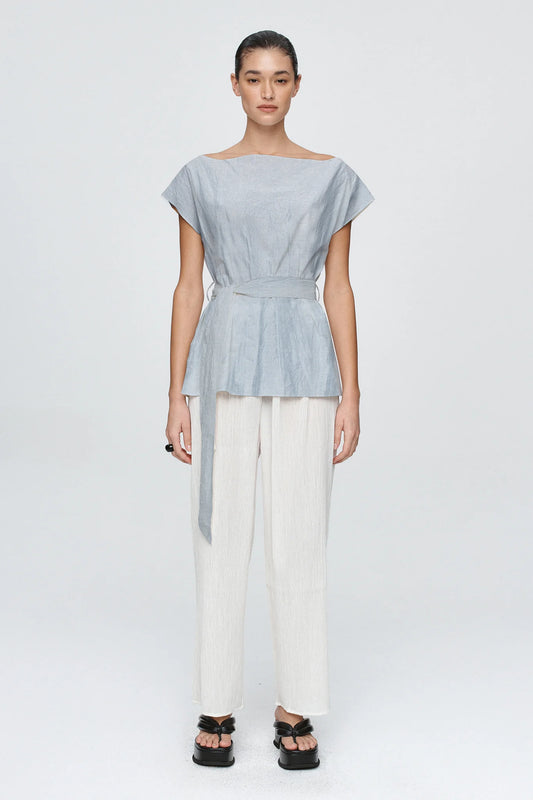 MARLE Jude Top - Bleu Stripe