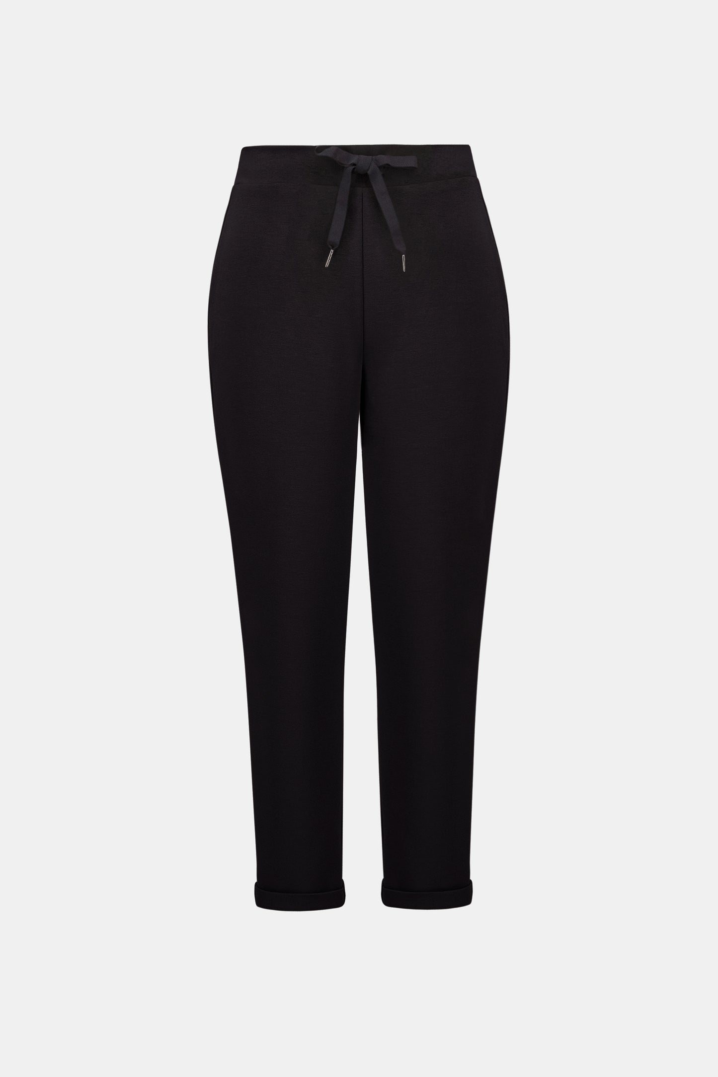 Joseph Ribkoff SPORT Scuba Jersey Pull-On Jogger Pants With Drawstring Waist 261606F26 - Black