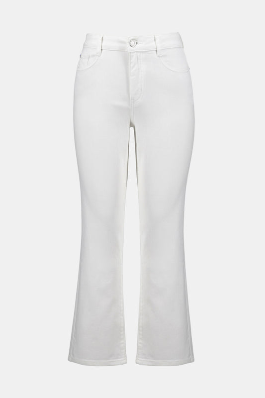 Joseph Ribkoff Margot  Classic Straight Leg Stretch Jeans 261995 -  WHITE