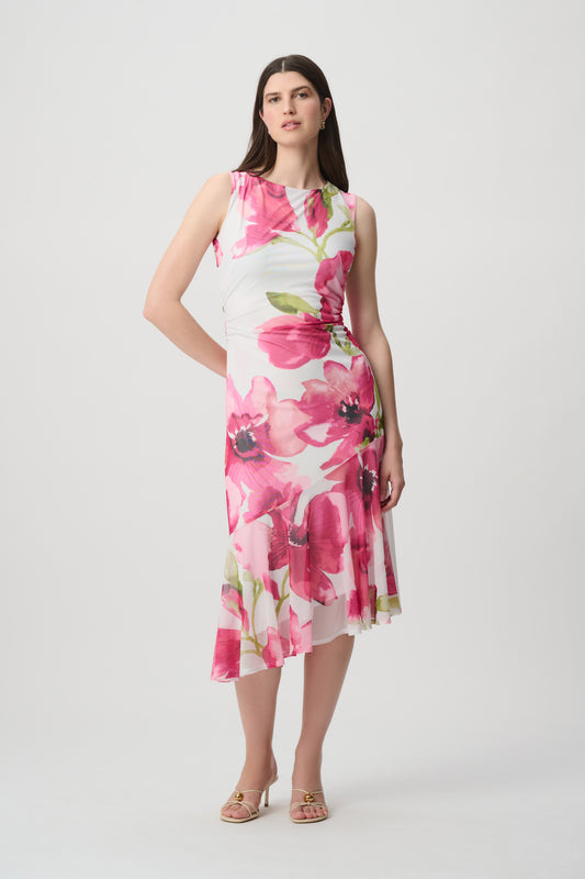 Joseph Ribkoff Floral Print Flounce Dress
271068