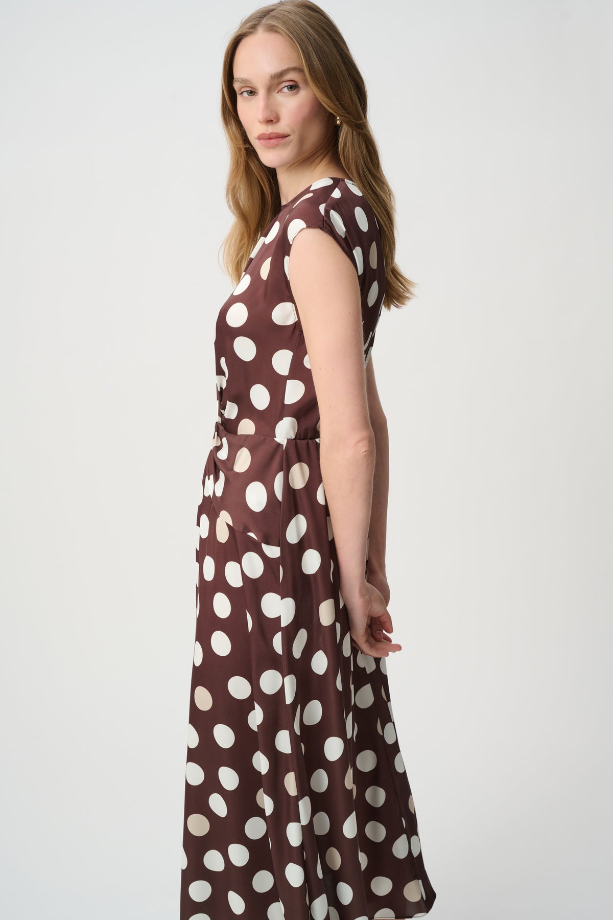 Joseph Ribkoff Polka Dot Twist Waist Dress
271096