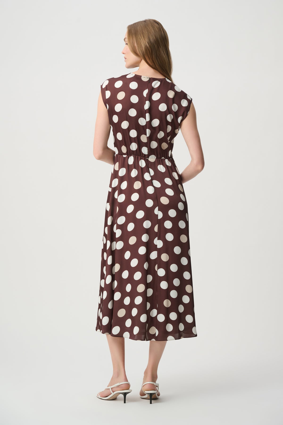 Joseph Ribkoff Polka Dot Twist Waist Dress
271096