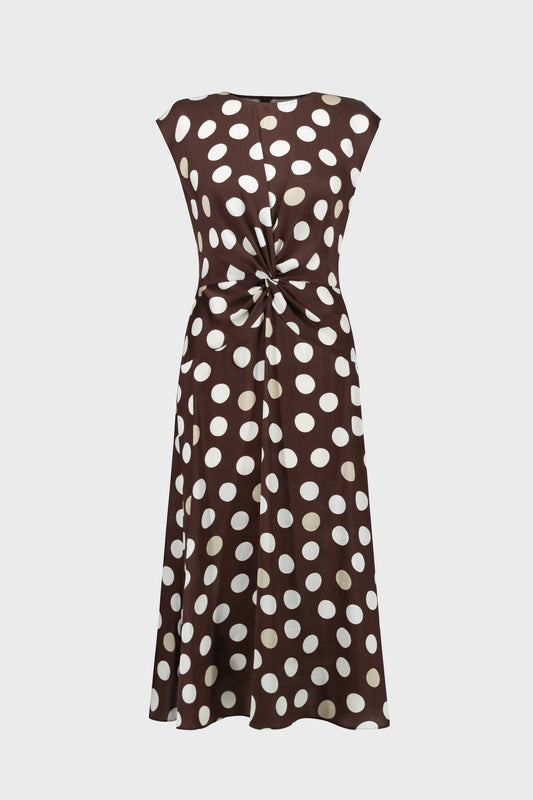 Joseph Ribkoff Polka Dot Twist Waist Dress
271096