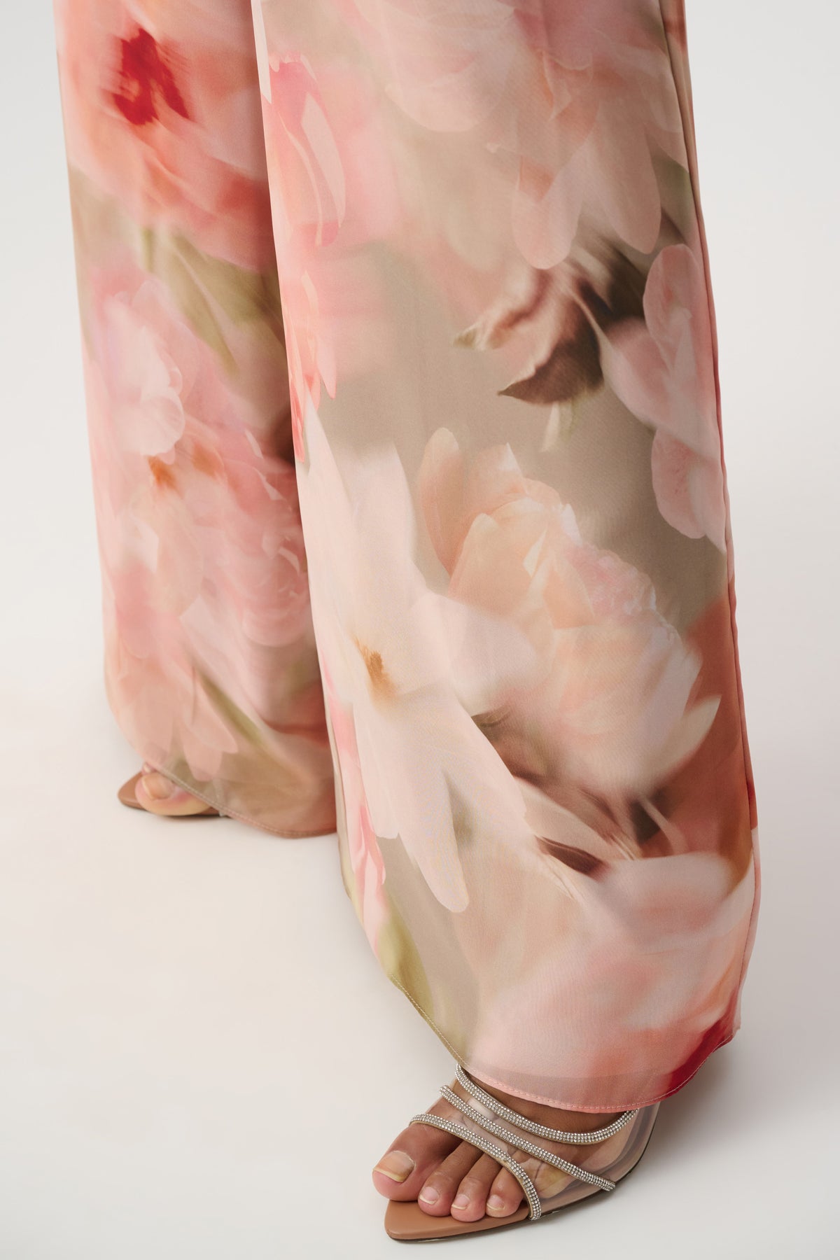 Joseph Ribkoff Floral Chiffon Wide‑Leg Pants 271755