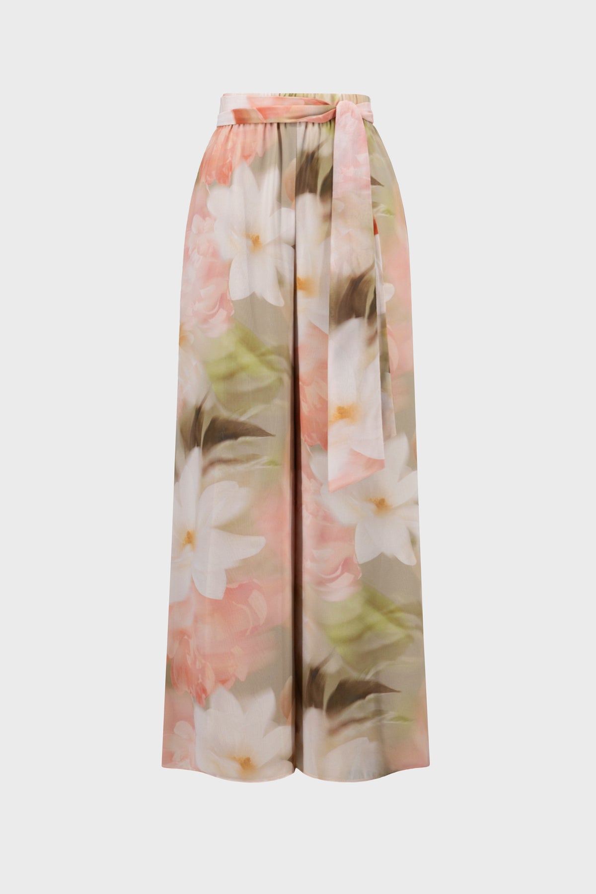 Joseph Ribkoff Floral Chiffon Wide‑Leg Pants 271755