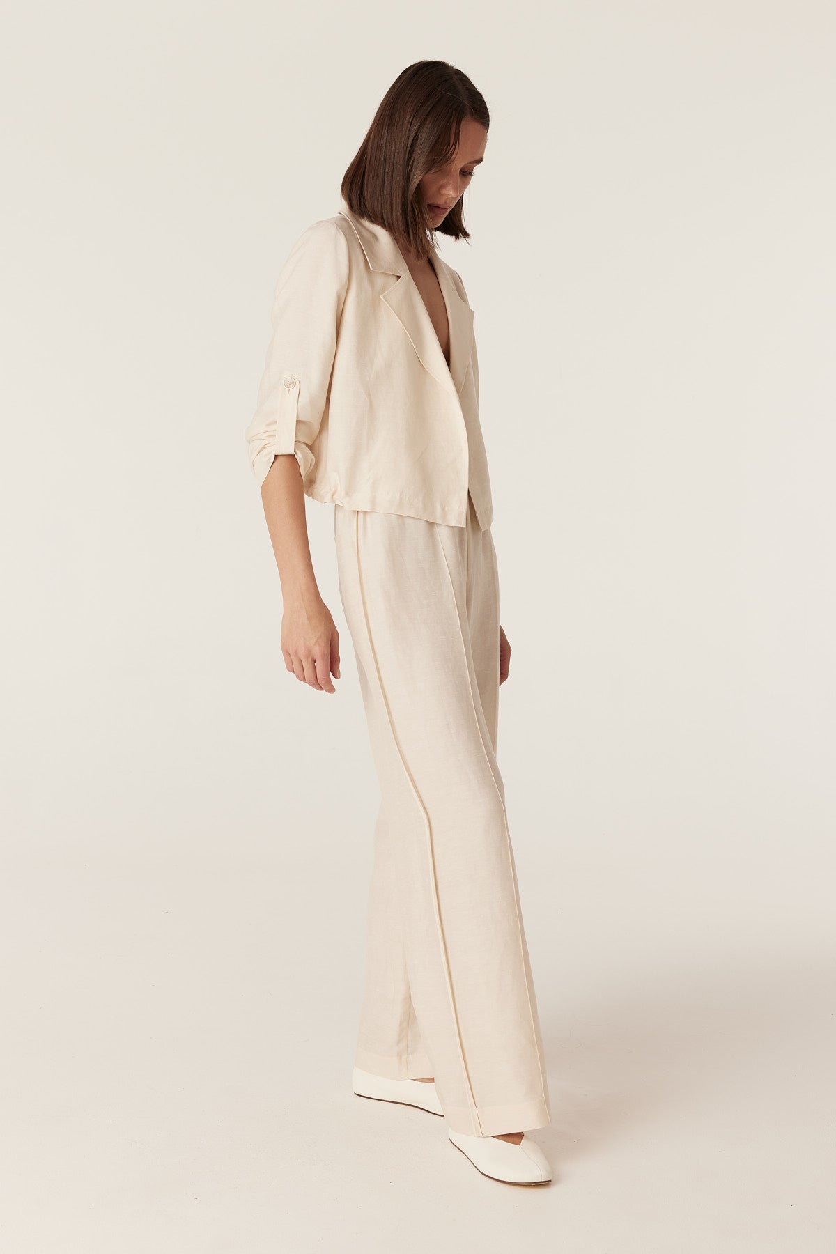 Cable Melbourne Goldie Jacket - Ecru