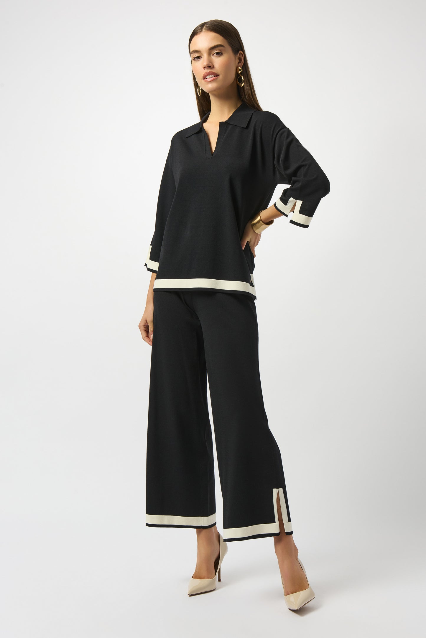 Joseph Ribkoff Sweater Knit Colour Block Top
253909