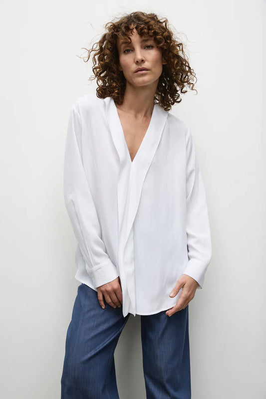 Mela Purdie Ribbon Edge Shirt F67 8627 - CARBON