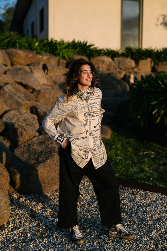 Circular by Maud Dainty Notebook Shirt - Phrenology