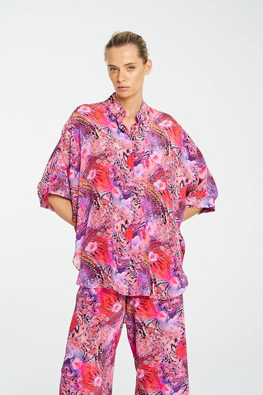 Mela Purdie Villa Overshirt F850 8801 - Kaleidoscope