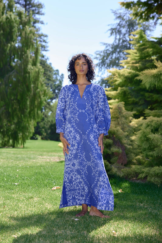 ASTON STUDIO Doris Dress - ROYAL/ ANTIQUE