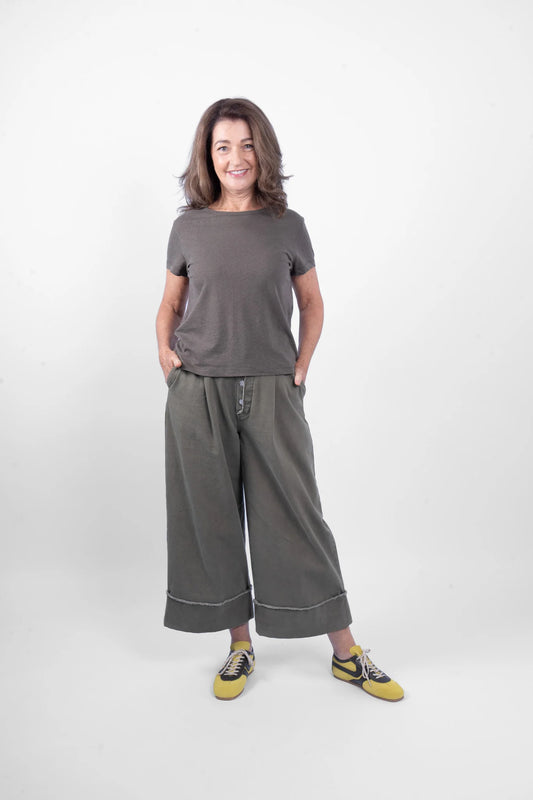 Maud Dainty Lolly T-Shirt - Kelp