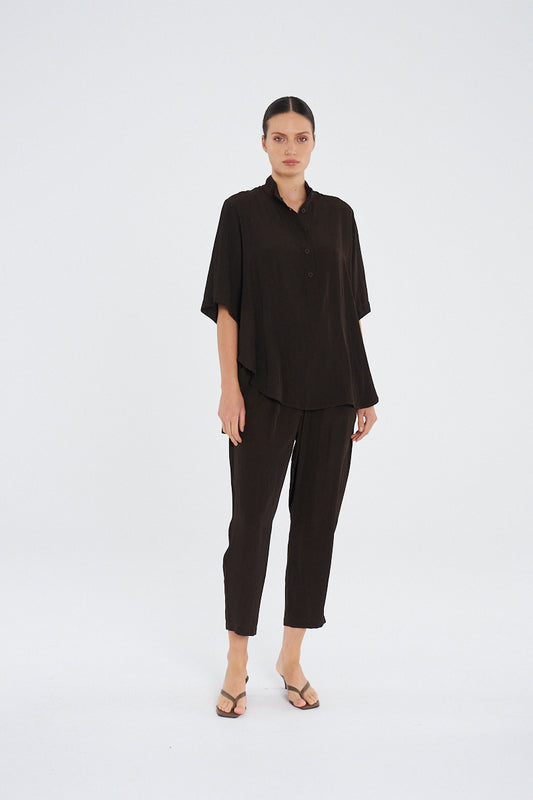 FEB 26 PRE ORDER Mela Purdie Swish Tab Plaza F67 8899 - FUDGE