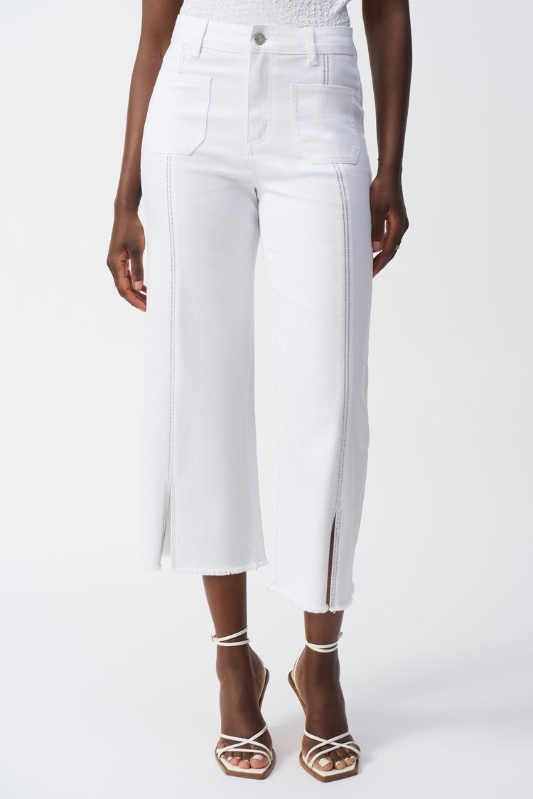 Joseph Ribkoff Culotte Jeans With Embellished Front Seam
251901