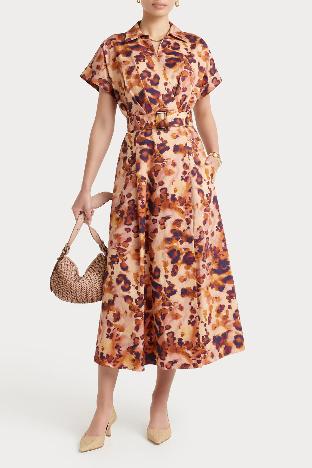 HUSK Sakura Wrap Dress - Print