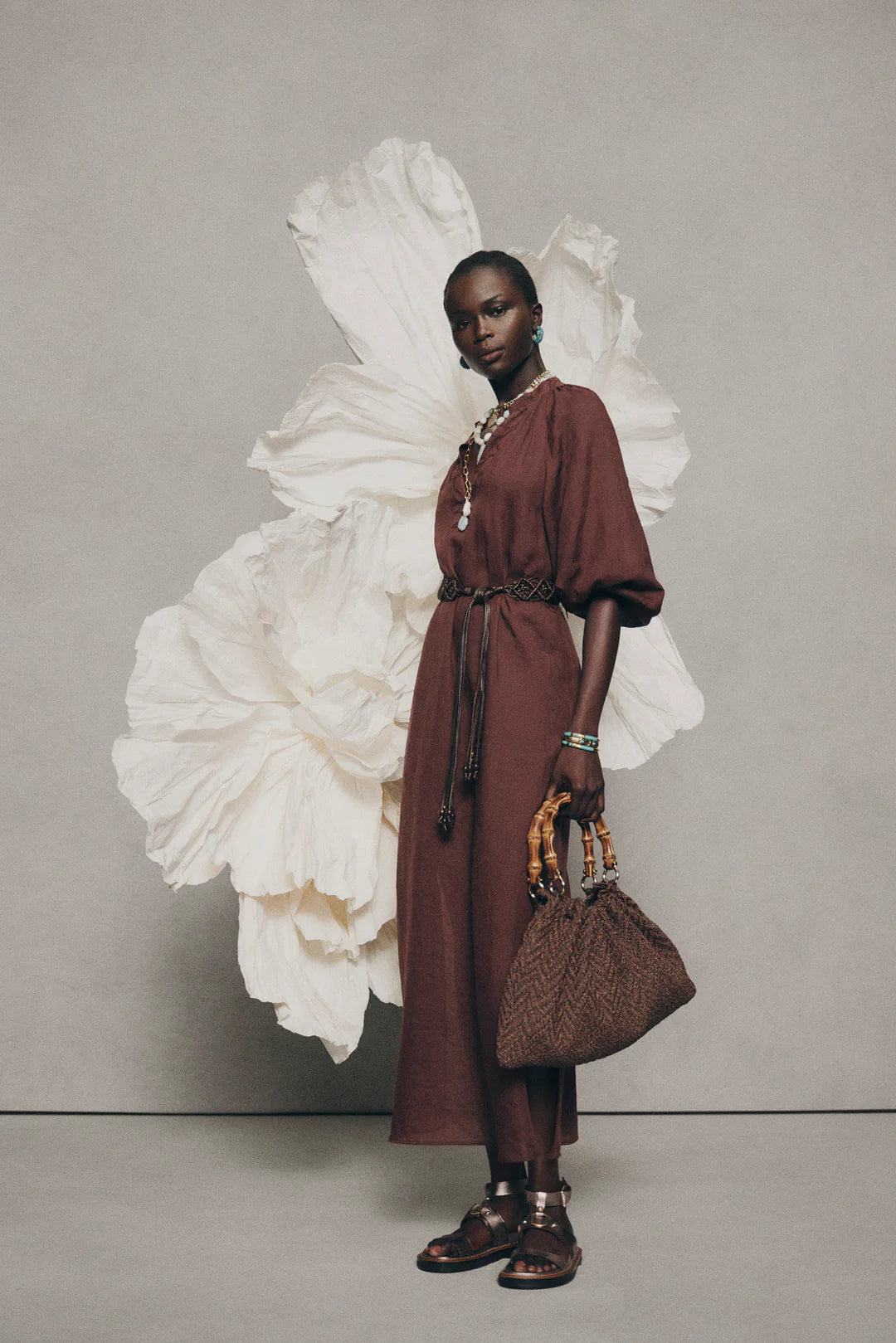 Husk Daphni Kaftan - Chocolate