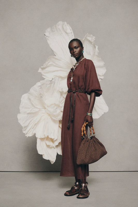 Husk Daphni Kaftan - Chocolate