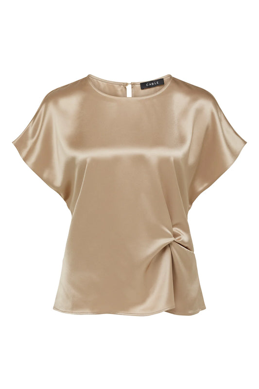 Cable Aurelia Top - Gold
