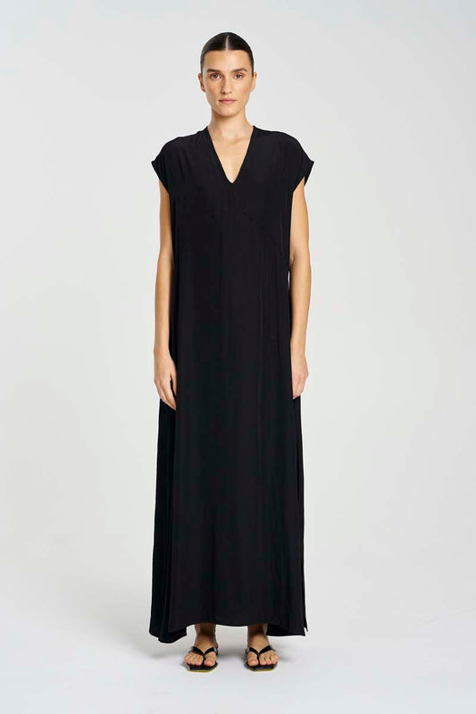 Mela Purdie Maxi Slice Dress F67 3383 - BLACK
