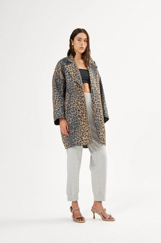 Rabens Saloner JACQLINE Jacket - Leopard