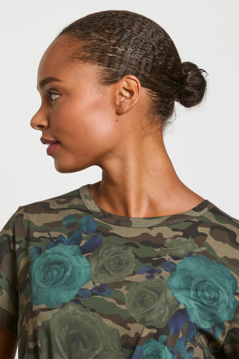 Maud Dainty Lolly Tee - Camo Rose