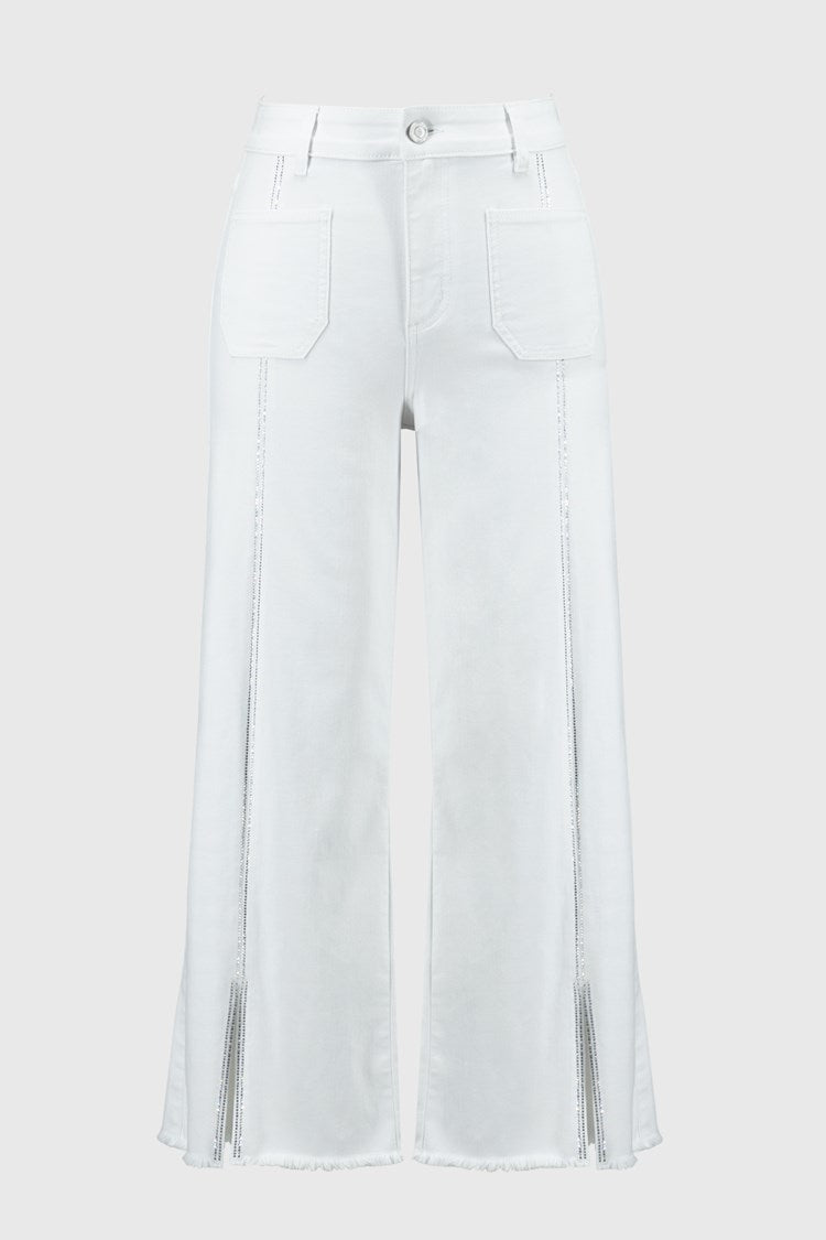 Joseph Ribkoff Culotte Jeans With Embellished Front Seam
251901