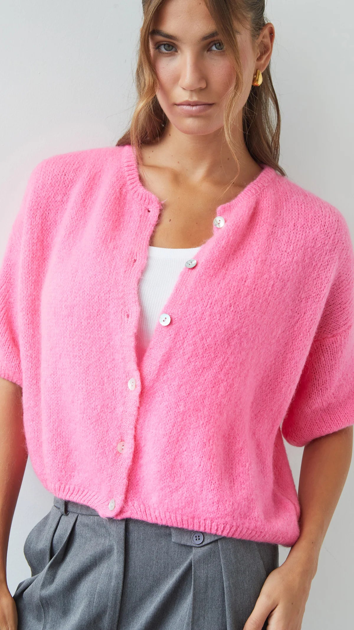 Pre Order AUGUST CHARLI London Emme Cardigan - PETUNIA