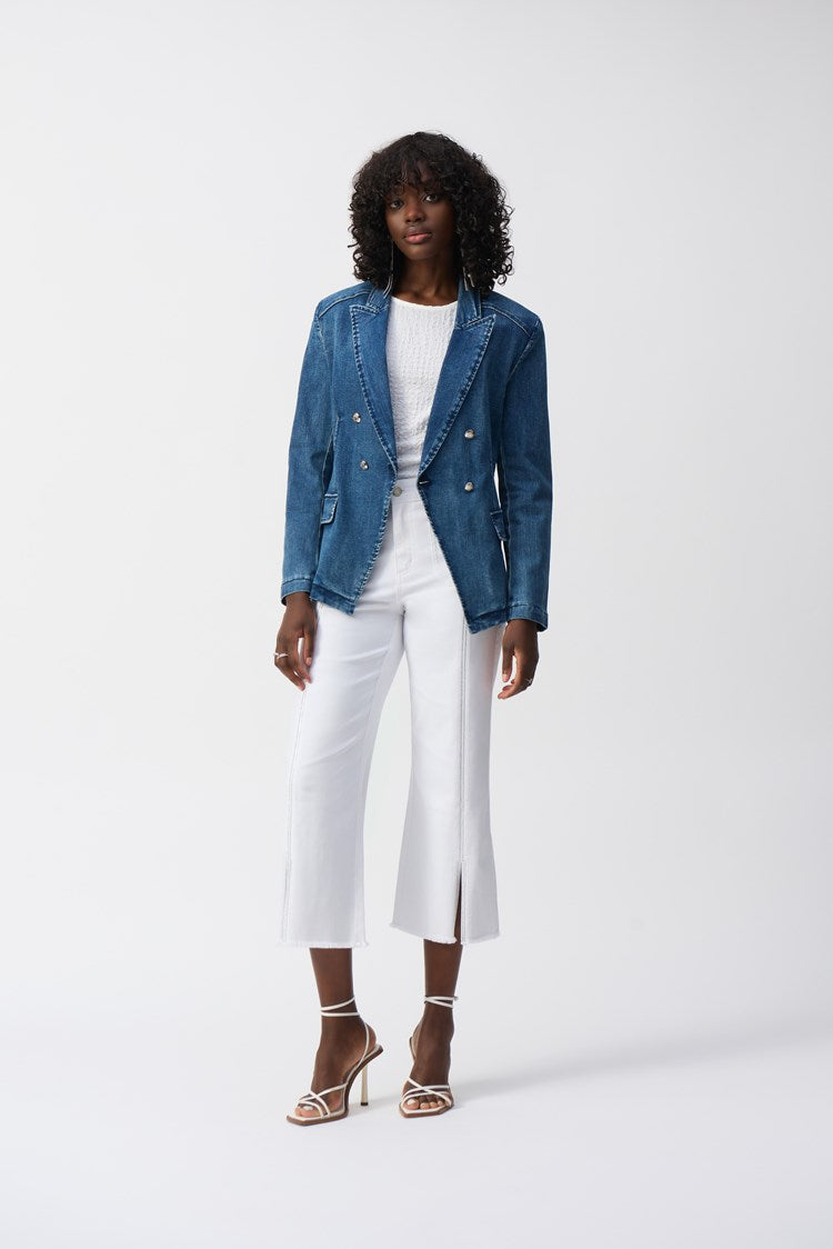 Joseph Ribkoff Culotte Jeans With Embellished Front Seam
251901