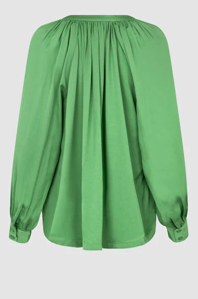 Second Female Drape Tunic Blouse - Shamrock