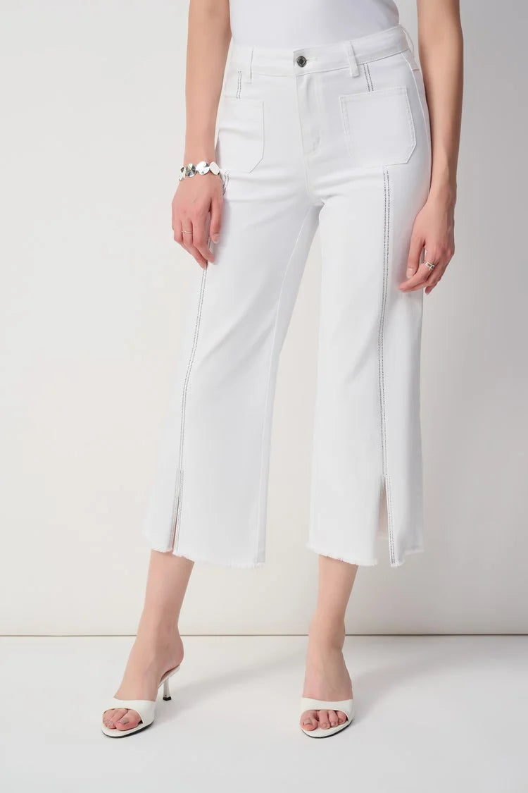 Joseph Ribkoff Culotte Jeans With Embellished Front Seam
251901