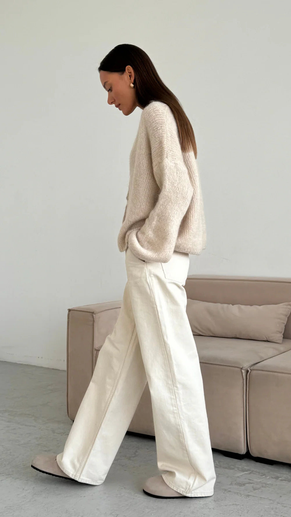Charli London RUBY Cardigan - STONE