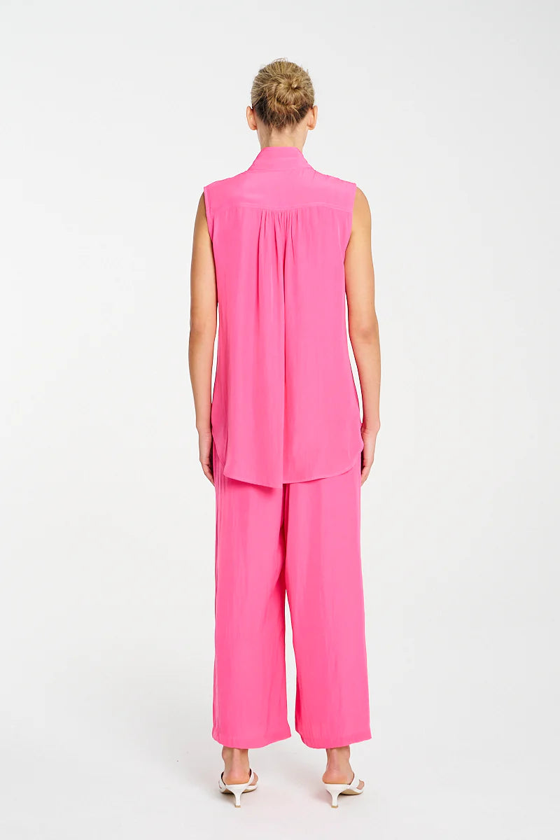 Mela Purdie Tab Slide Tank F67  8146 - HOT PINK